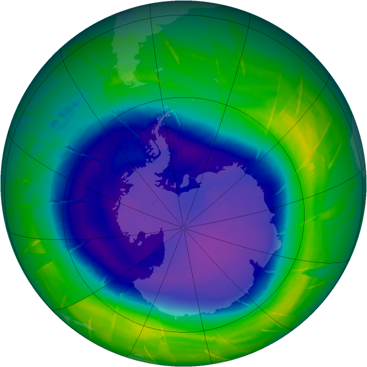 Ozone Map 2009-09-15